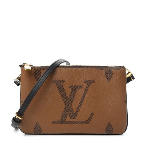 louis vuitton double zip|louis vuitton monogram pochette bag.